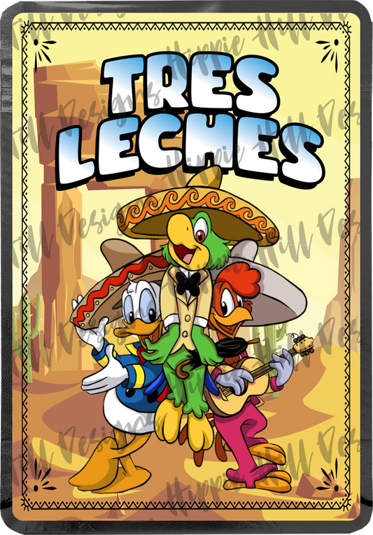 Tres Leches V3 custom printed mylar bag