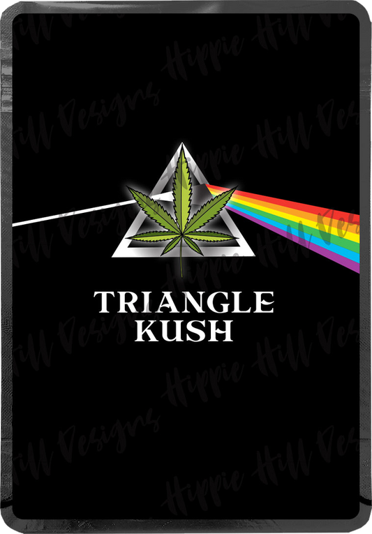 Triangle Kush custom printed mylar bag