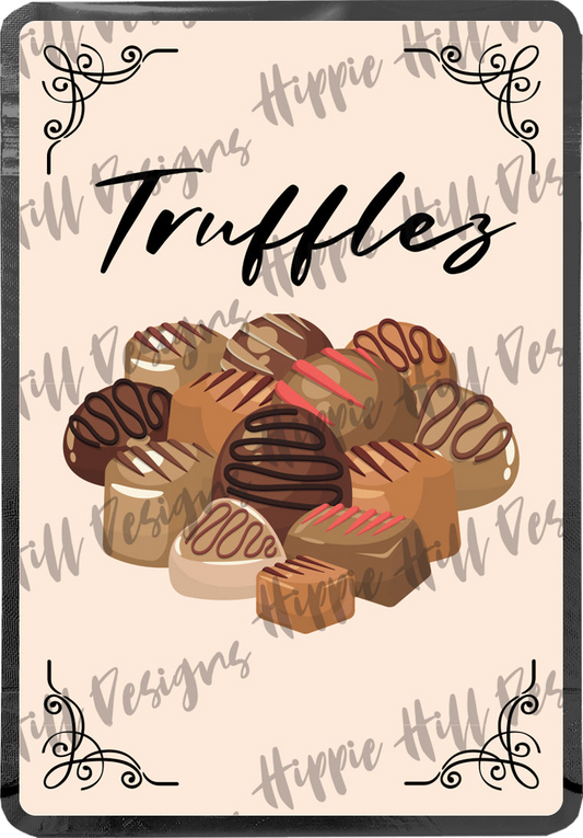 Trufflez custom printed mylar bag