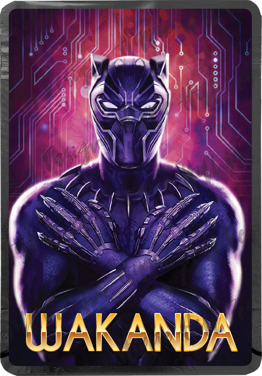 Wakanda custom printed mylar bag