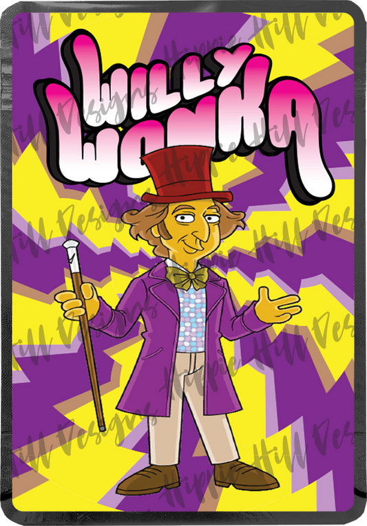 Willy Wonka custom printed mylar bag
