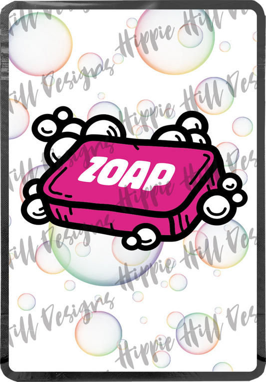 Zoap custom printed mylar bag
