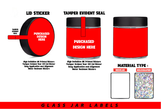 Custom 3.5g Jars - 150pcs - FREE CUSTOM DESIGN