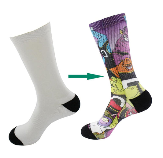 Sublimation - Streetwear Crew Socks Blanks