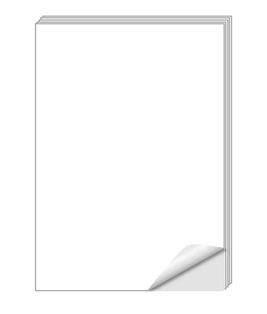 BOPP Printable Sticker Sheets - 8.5x14"