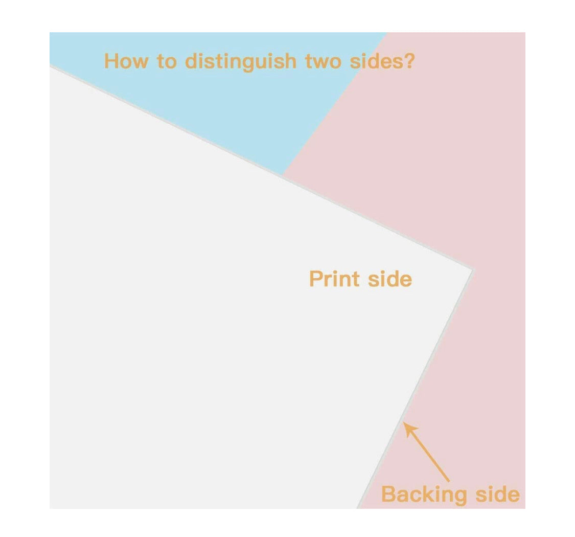 BOPP Printable Sticker Sheets - 8.5x14"