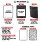 Super Boof custom printed mylar bag