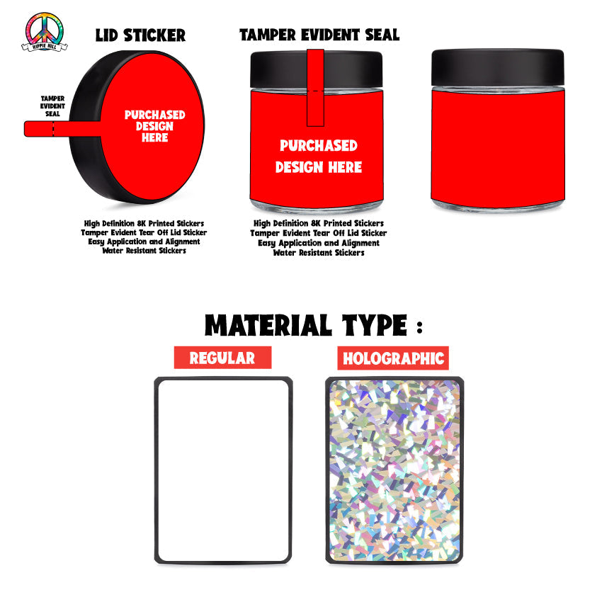 Blue Candy Popzz custom printed mylar bag