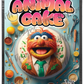 Animal Cake V2 custom printed mylar bag