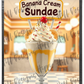 Banana Cream Sundae custom printed mylar bag