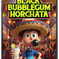 Black Bubblegum Horchata custom printed mylar bag