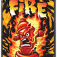 Fire custom printed mylar bag