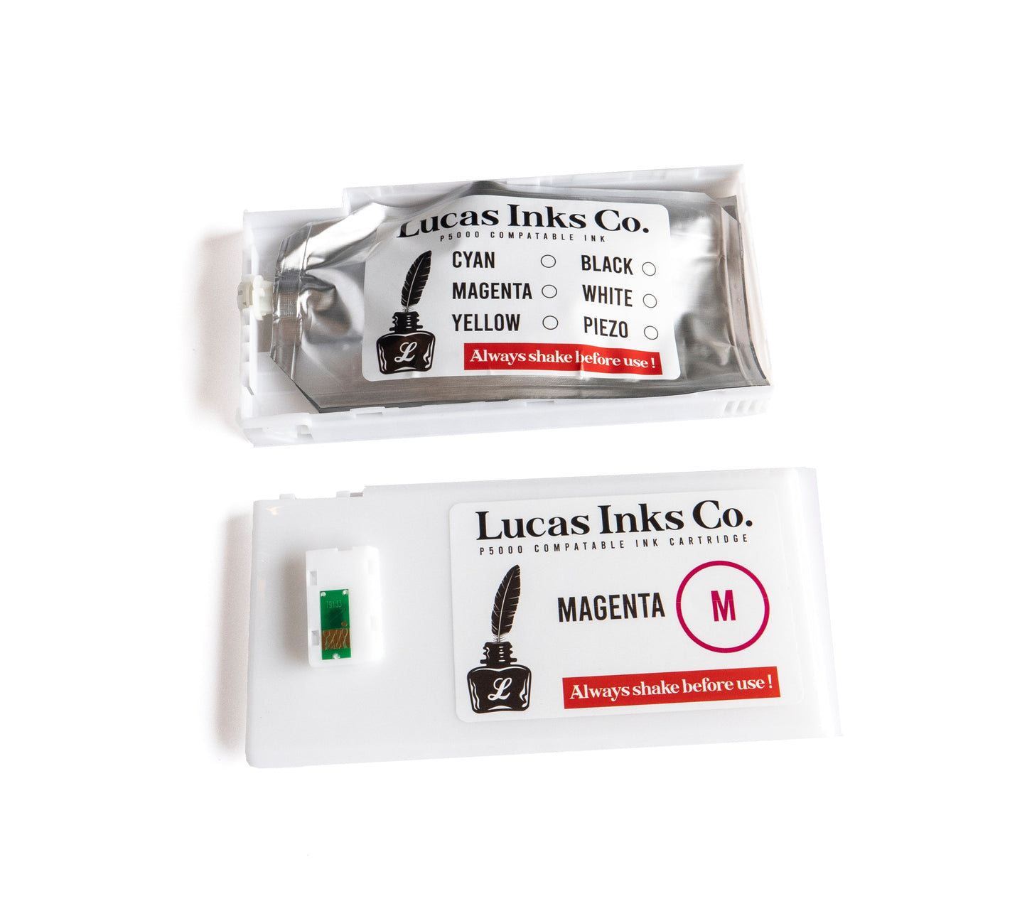 Lucas Inks - 4900 Ink Pouches - 220ml