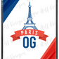 Paris OG custom printed mylar bag