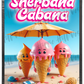 Sherbana Cabana custom printed mylar bag