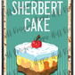 Sherbert Cake custom printed mylar bag