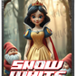 Snow White custom printed mylar bag