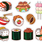 Sushi - Stickerpack by Hippie Hill Designs