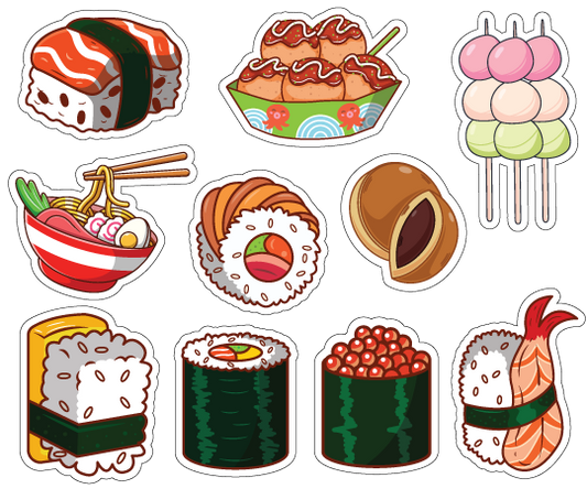 Sushi - Stickerpack