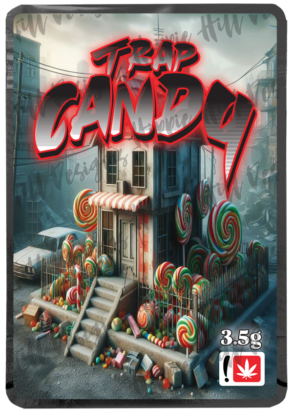 Trap Candy custom printed mylar bag