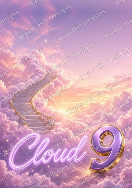Cloud 9 custom 3D strain design by Hippie Hill Designs