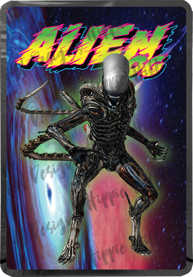 Alien OG custom printed mylar bag