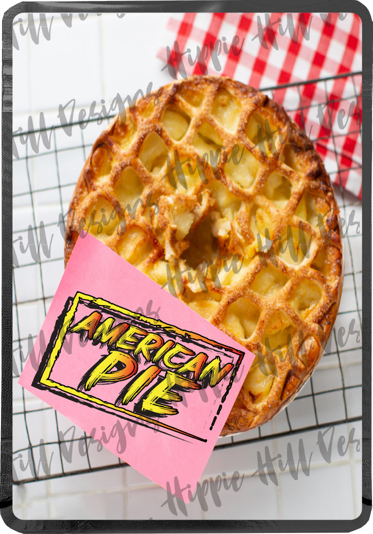 American Pie custom printed mylar bag
