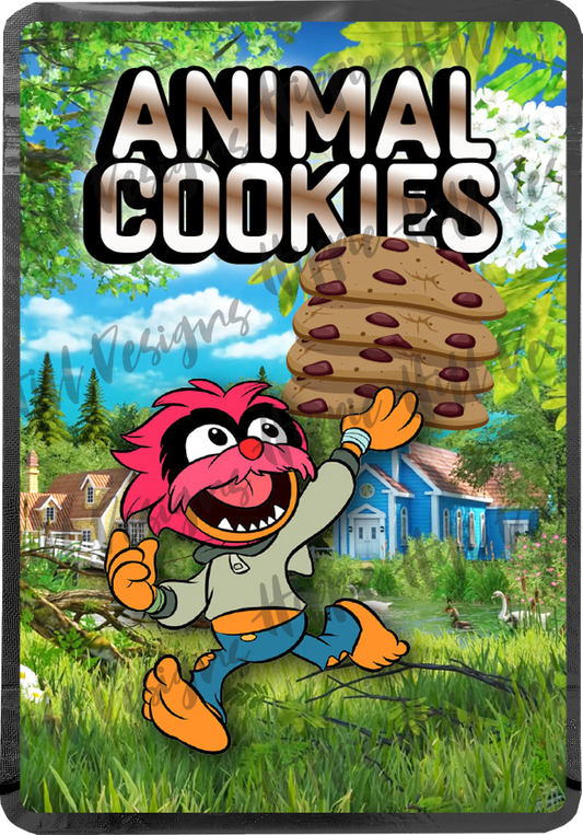 Animal Cookies V2 custom printed mylar bag