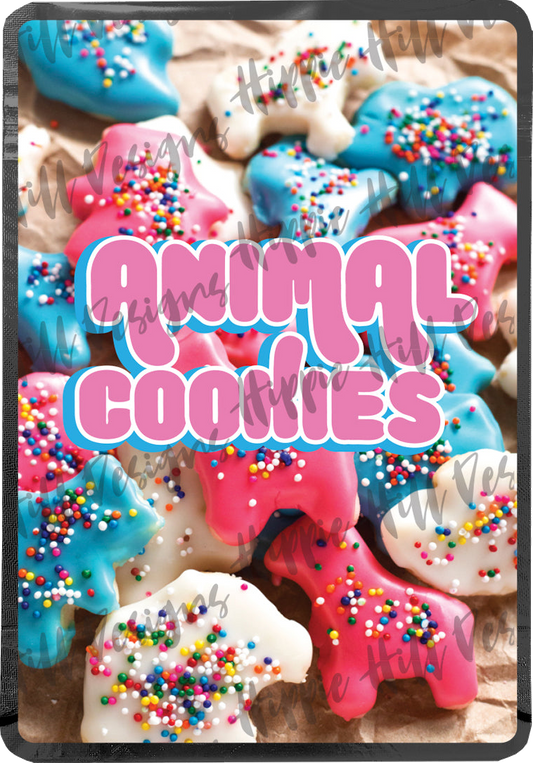 Animal Cookies V3. custom printed mylar bag