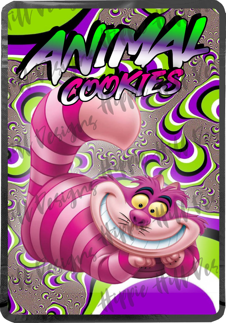 Animal Cookies custom printed mylar bag