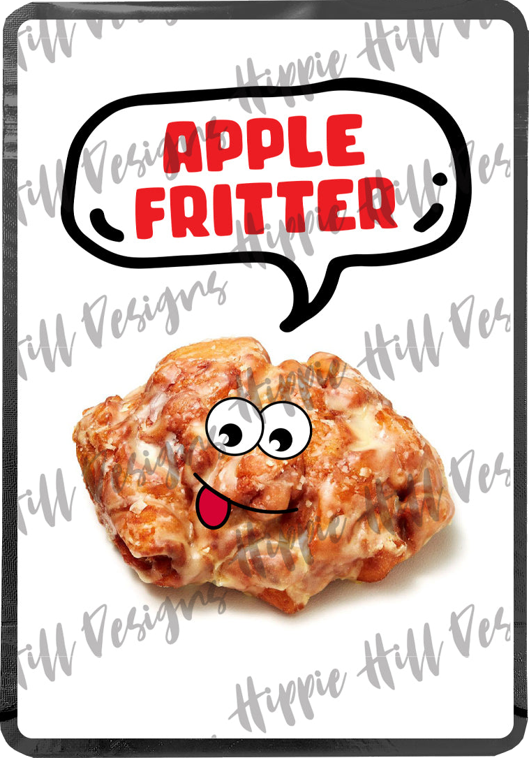 Apple Fritter custom printed mylar bag