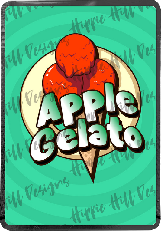 Apple Gelato custom printed mylar bag