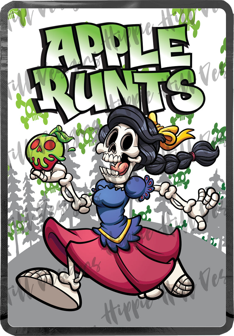 Apple Runts custom printed mylar bag