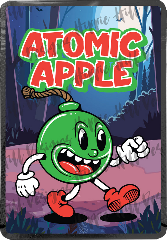 Atomic Apple custom printed mylar bag