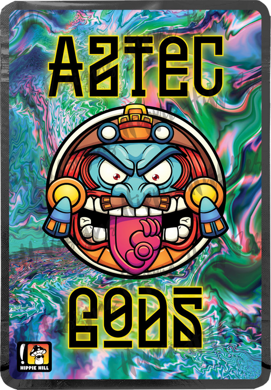 Aztec Gods custom printed mylar bag