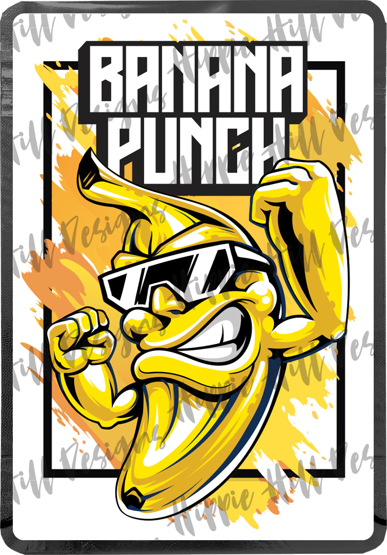 Banana Punch custom printed mylar bag
