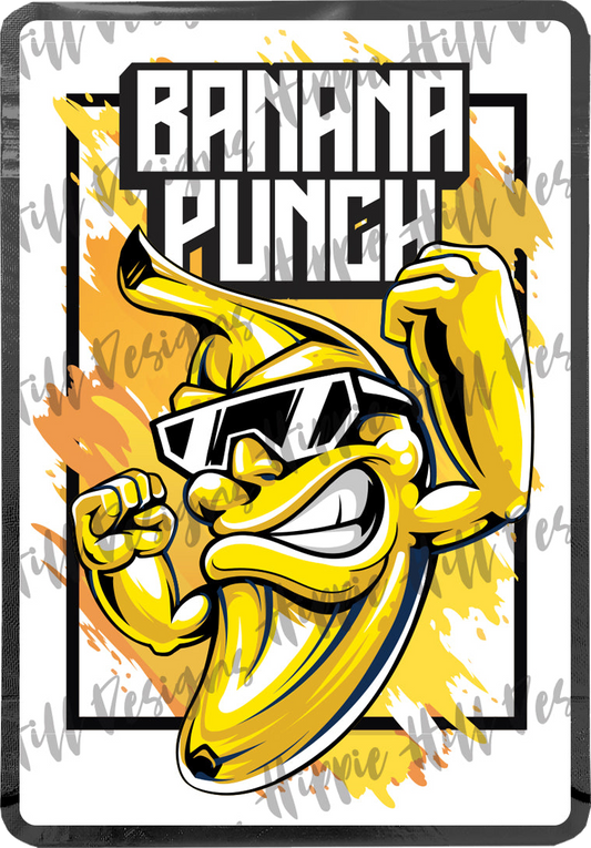 Banana Punch custom printed mylar bag