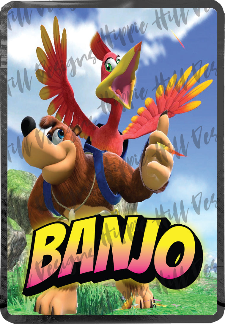 Banjo custom printed mylar bag