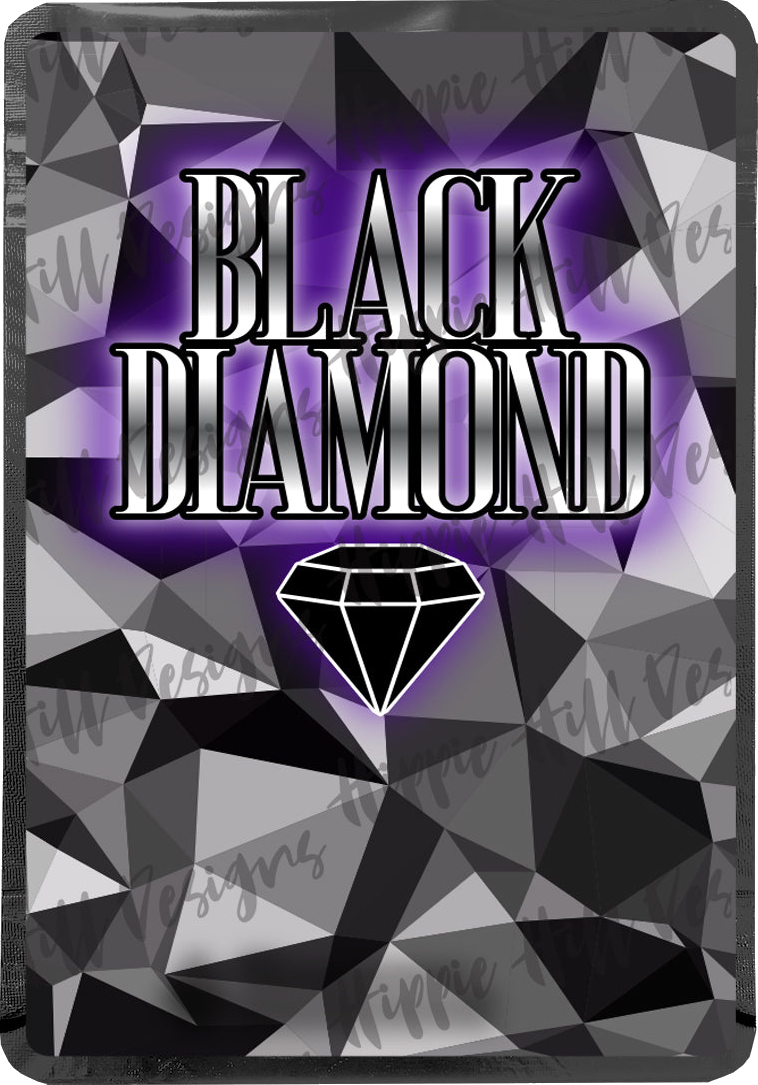 Black Diamond custom printed mylar bag