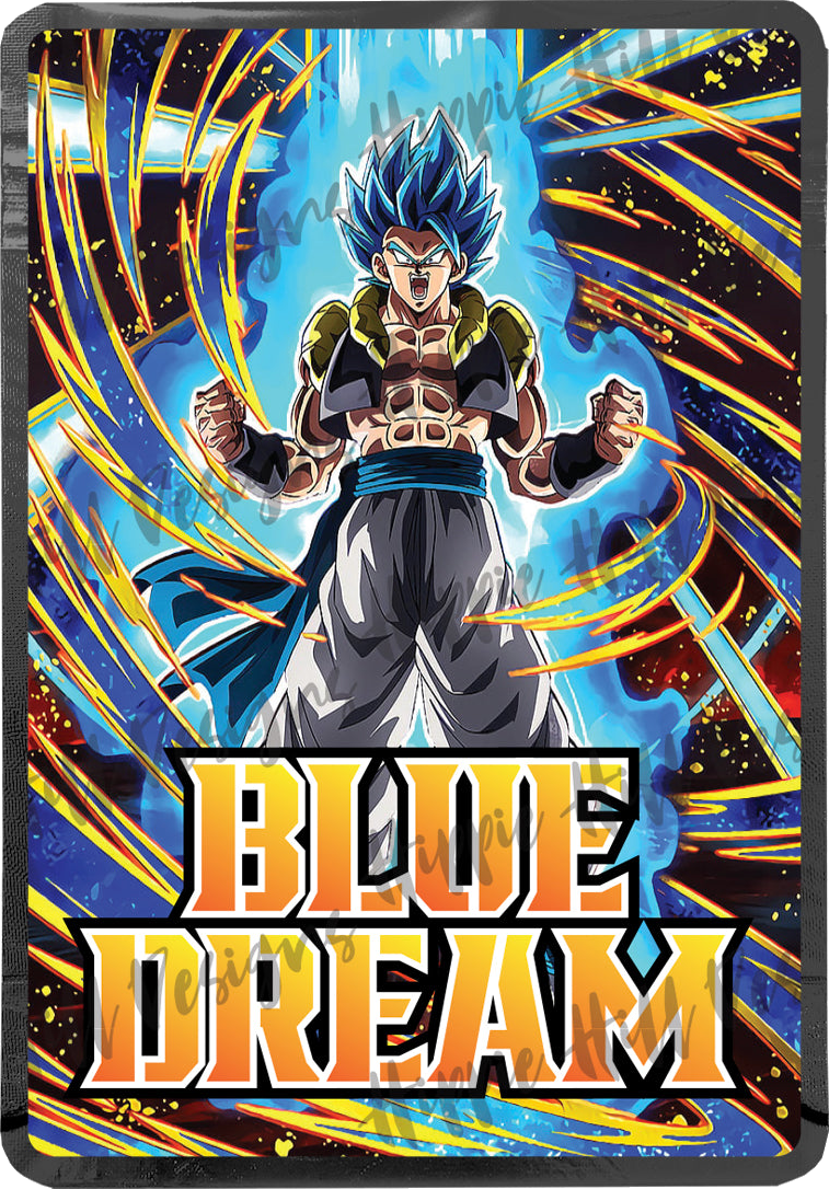 Blue Dream V2. custom printed mylar bag