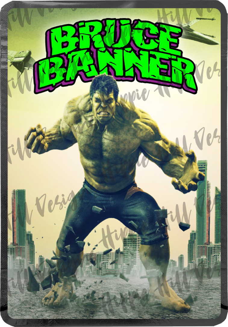 Bruce Banner V2 custom printed mylar bag