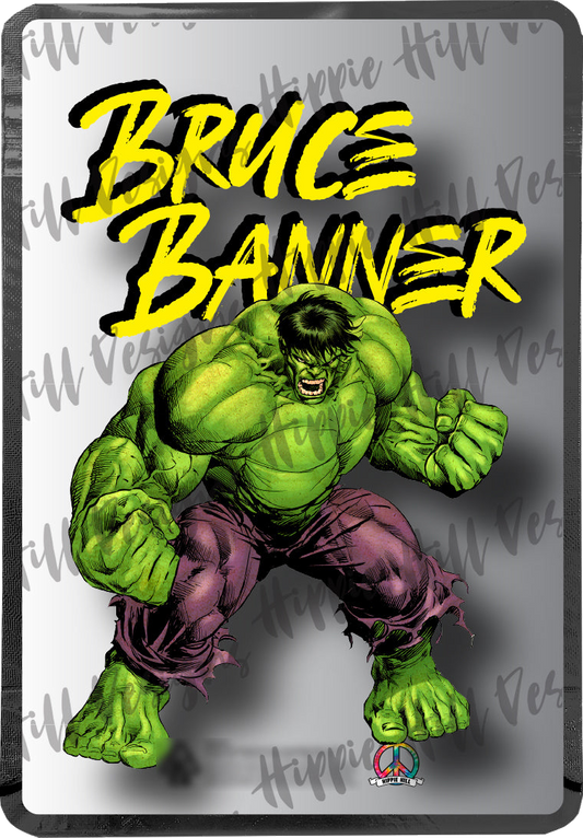 Bruce Banner V3. custom printed mylar bag