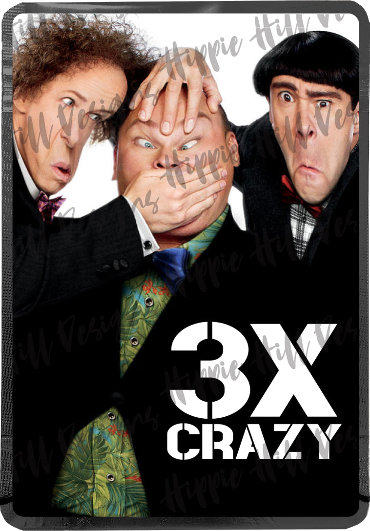 3x Crazy custom printed mylar bag
