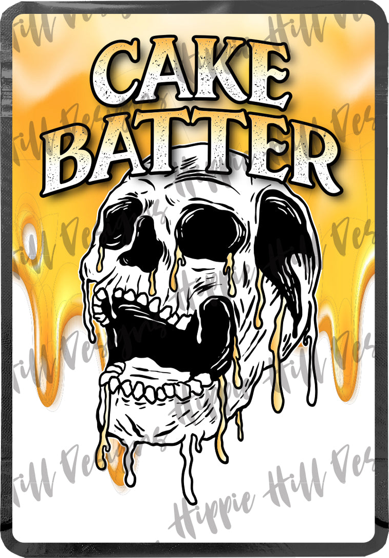 Cake Batter custom printed mylar bag