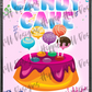 Candy Cake custom printed mylar bag