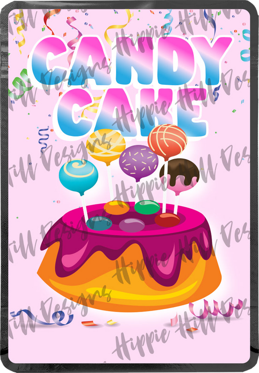 Candy Cake custom printed mylar bag