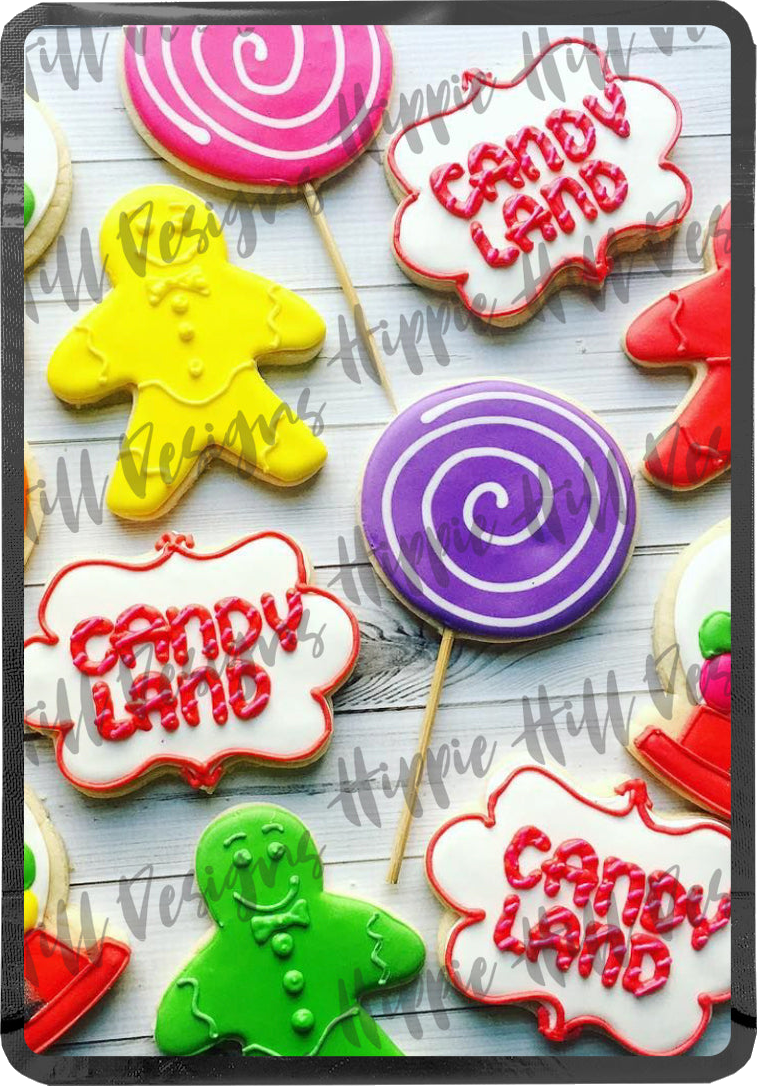 Candyland Cookies custom printed mylar bag