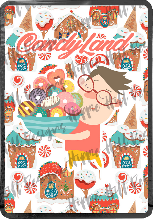 Candyland custom printed mylar bag
