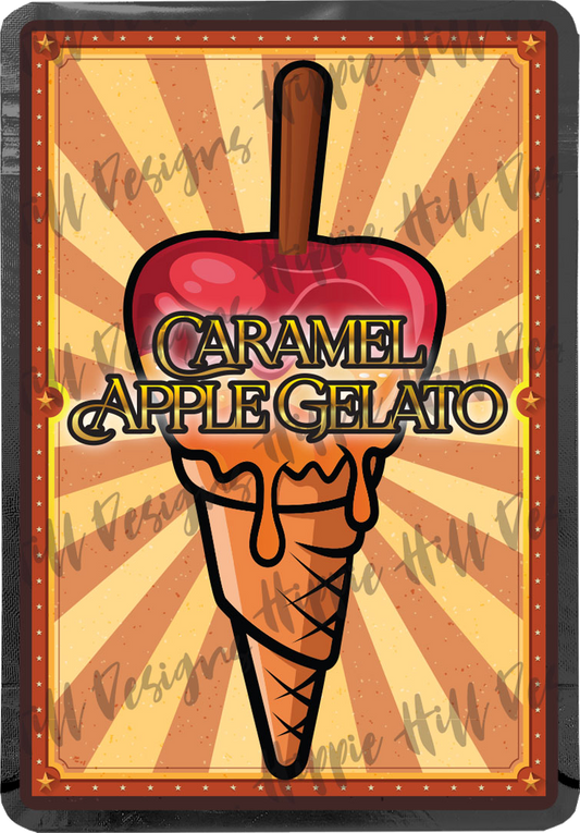 Caramel Apple Gelato custom printed mylar bag