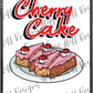 Cherry Cake custom printed mylar bag